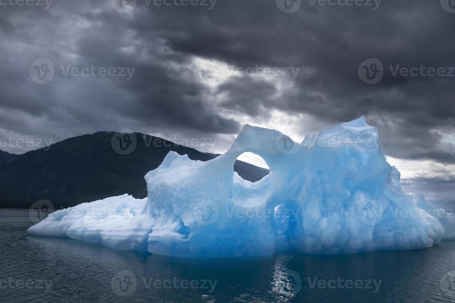 iceberg azul, alaska foto