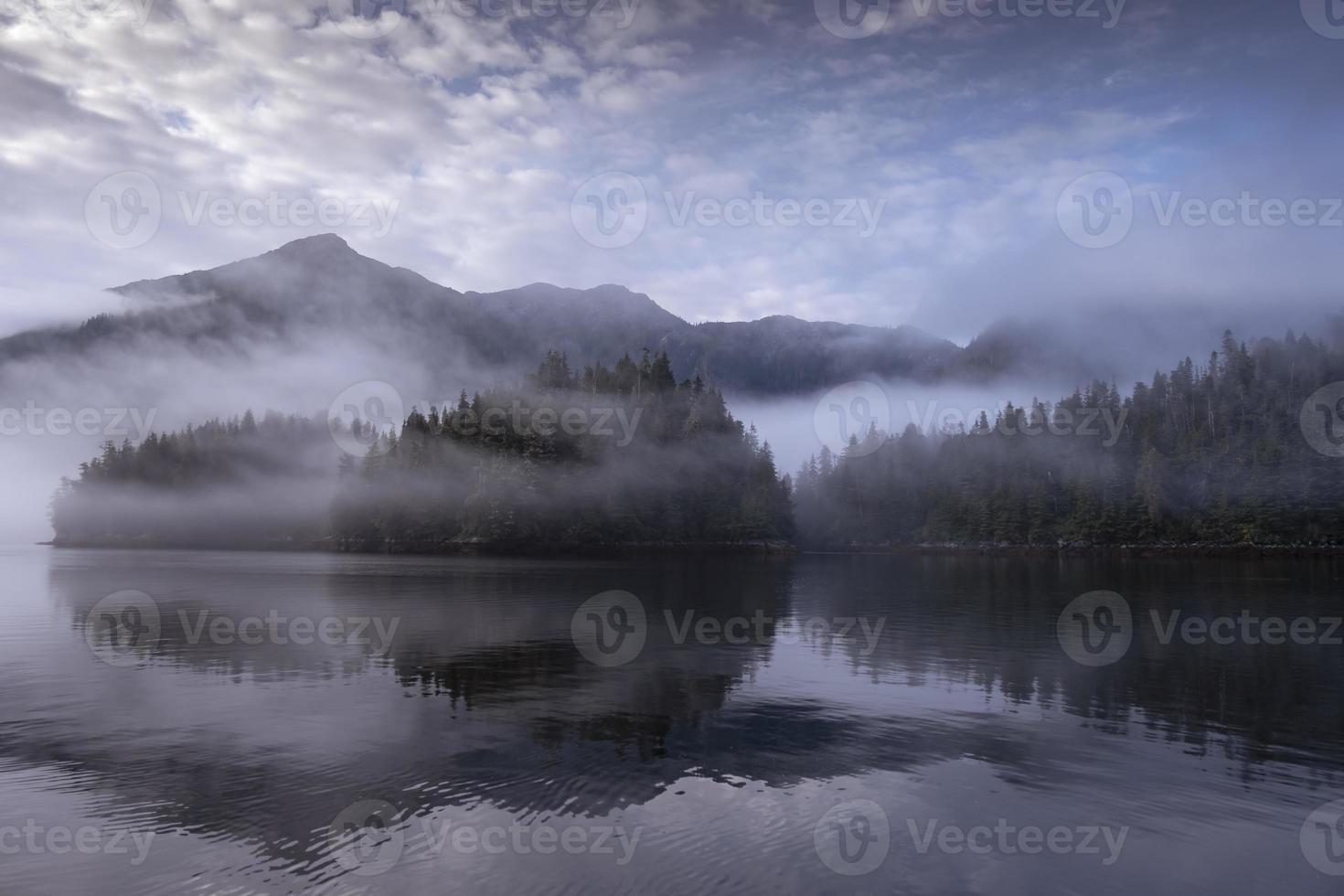 Misty Sunrise, Warm Springs Bay, Alaska photo