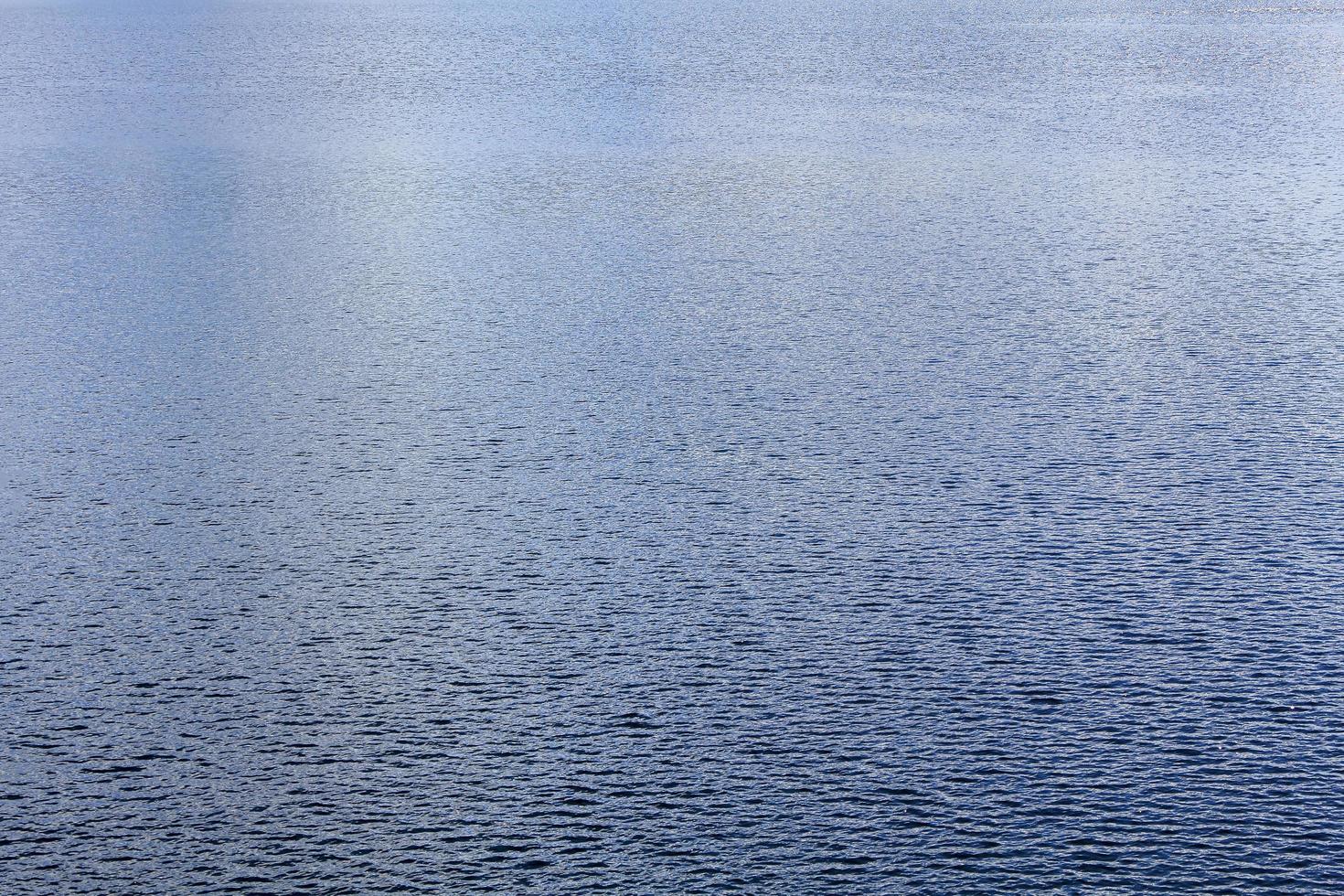 Texture from river lake fjord water in Norway photo