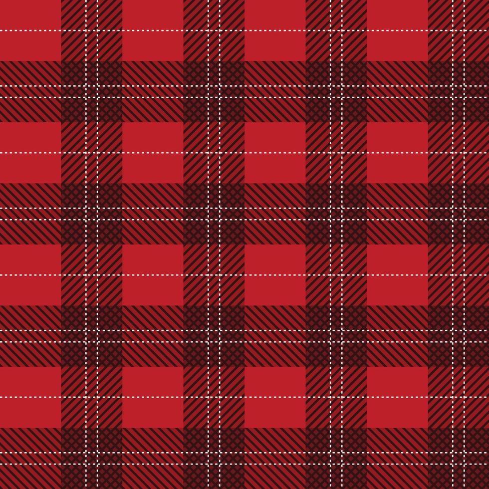 Buffalo Plaid Seamless Pattern vector