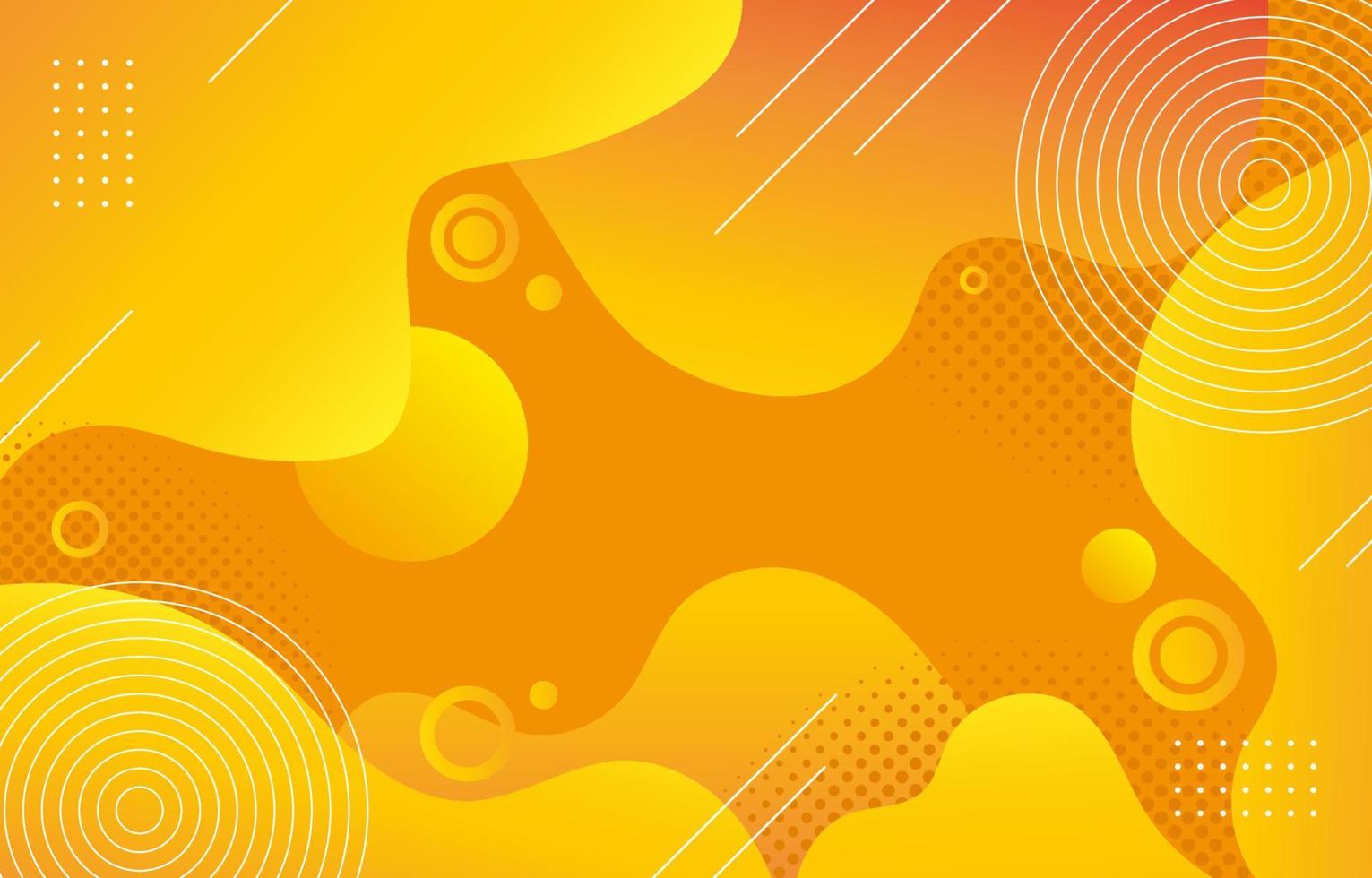 Fondo degradado amarillo abstracto con forma geométrica vector