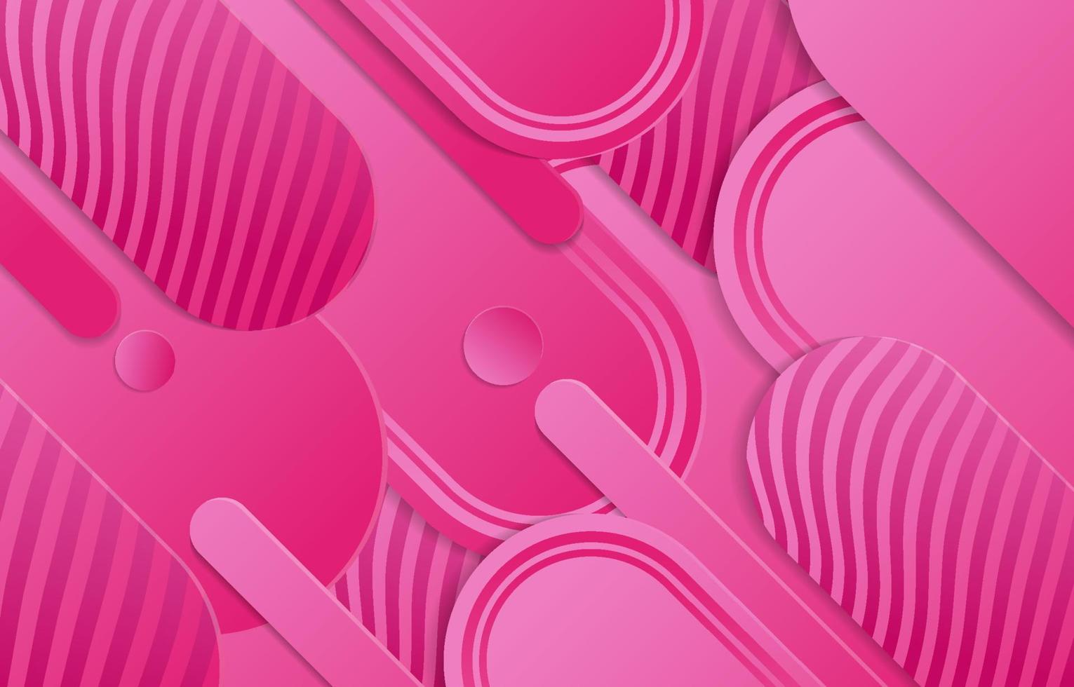 Pink 3D Background with Texture and Pattern vector