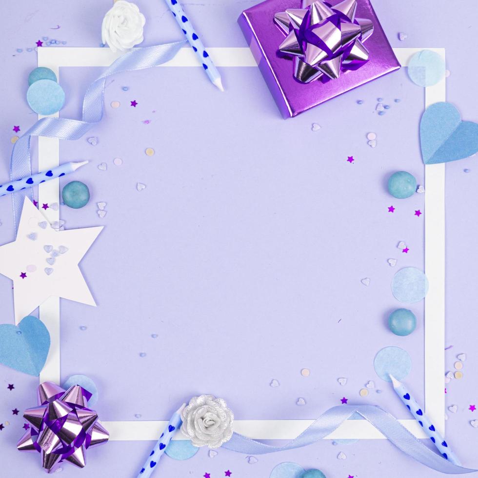 Abstract Background with Paper Hearts, confetti for Valentine's Day. Love and Feeling Background for poster, banner, post, card Studio Photo