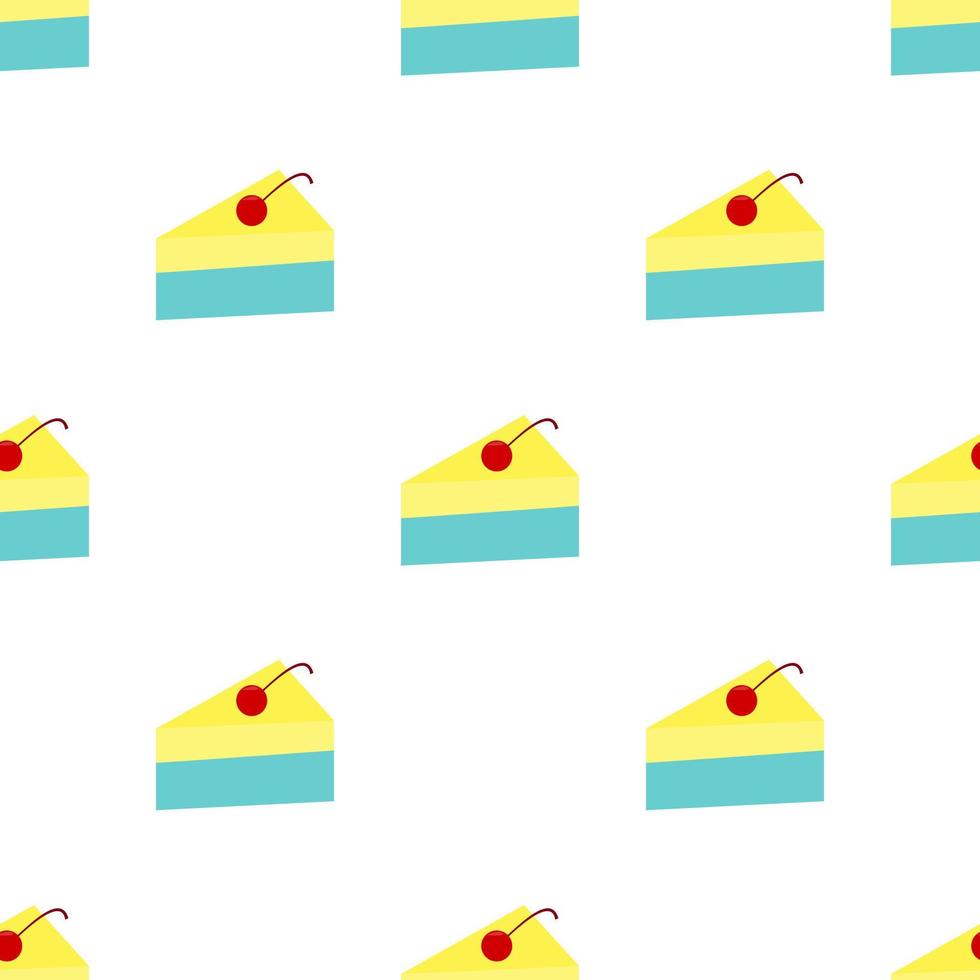 seamless pattern pudding cake design. vector