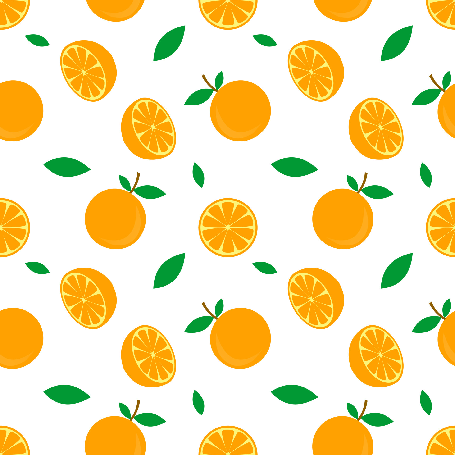 Orange Fruit Pattern Vector Art, Icons, And Graphics For Free
