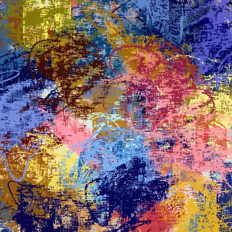Abstract Scribbled fabric Weave Texture vector