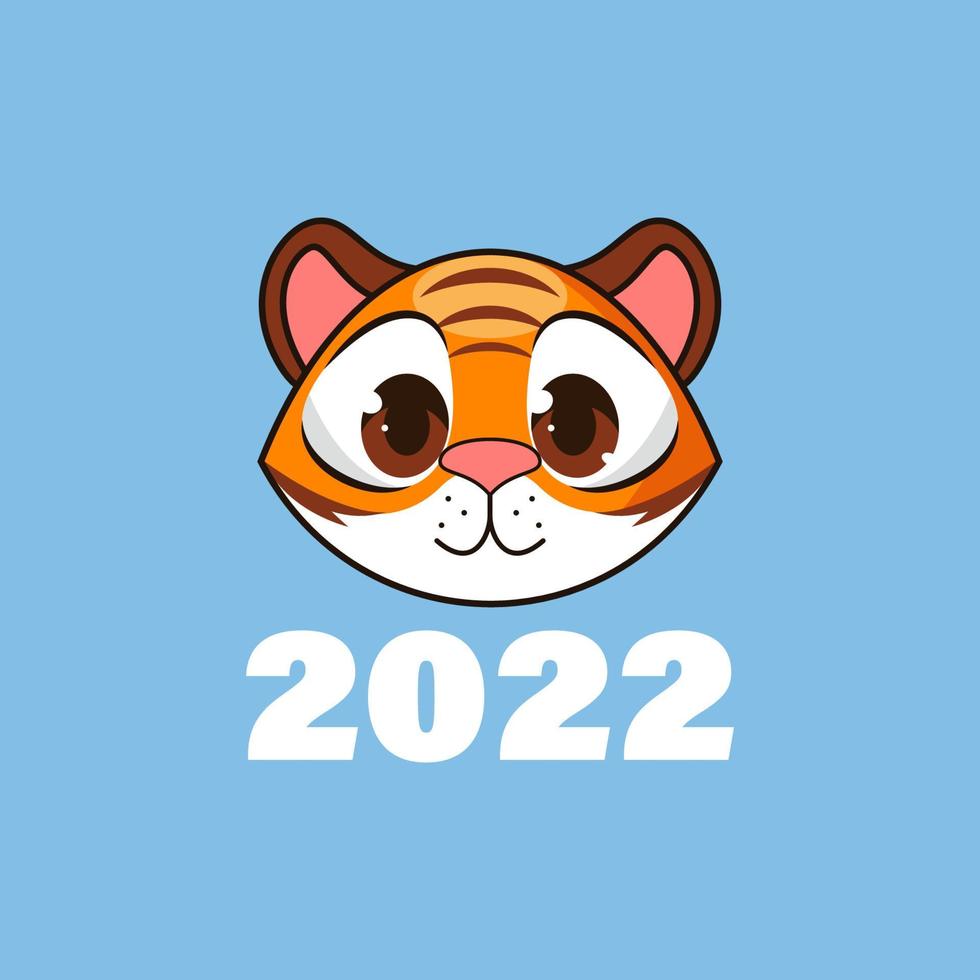 Year of the tiger illustration concept vector