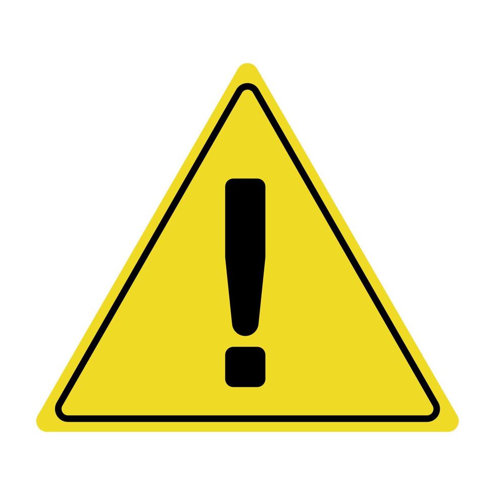 Danger warning symbol icon vector