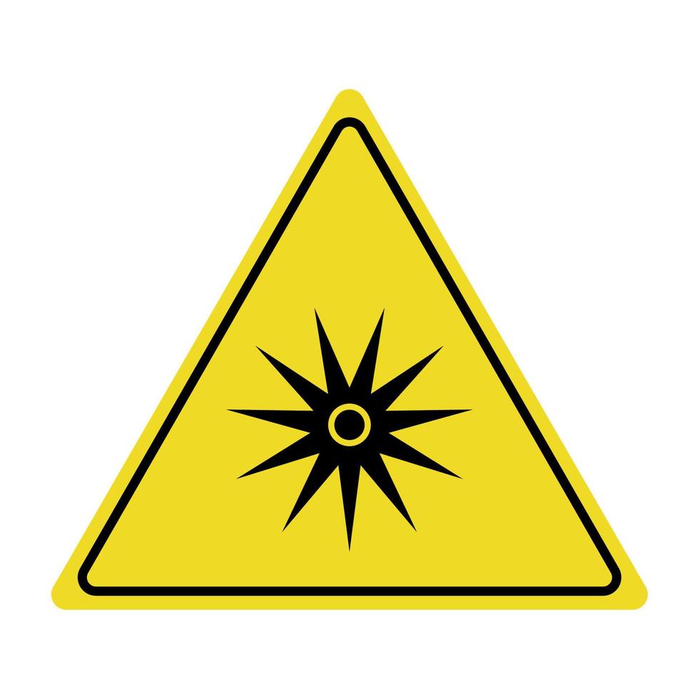 Danger warning symbol icon vector