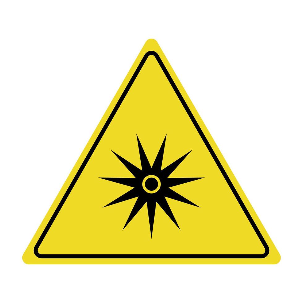 Danger warning symbol icon vector