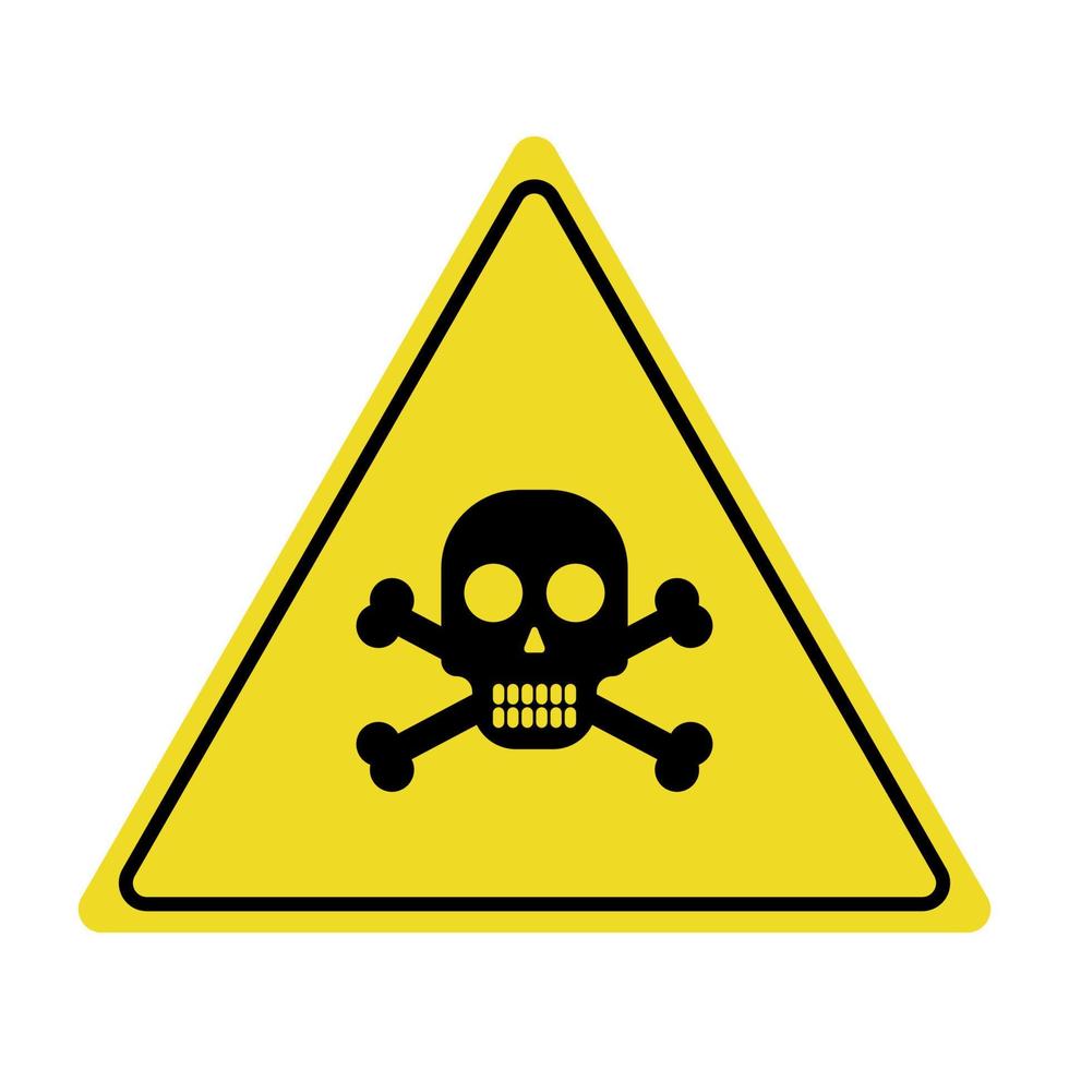 Danger warning symbol icon vector