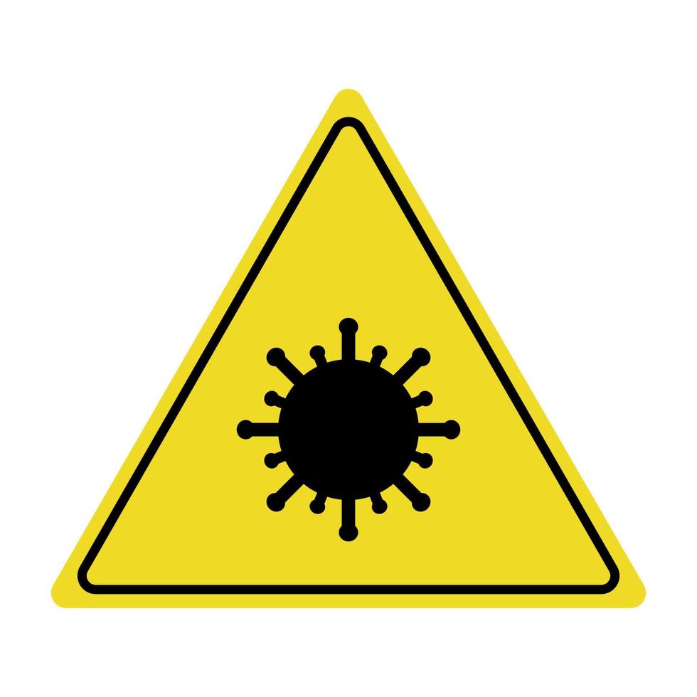 Danger warning symbol icon vector