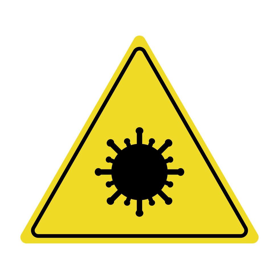 Danger warning symbol icon vector