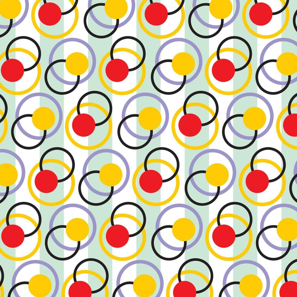 polka dot colorful pattern background vector editable