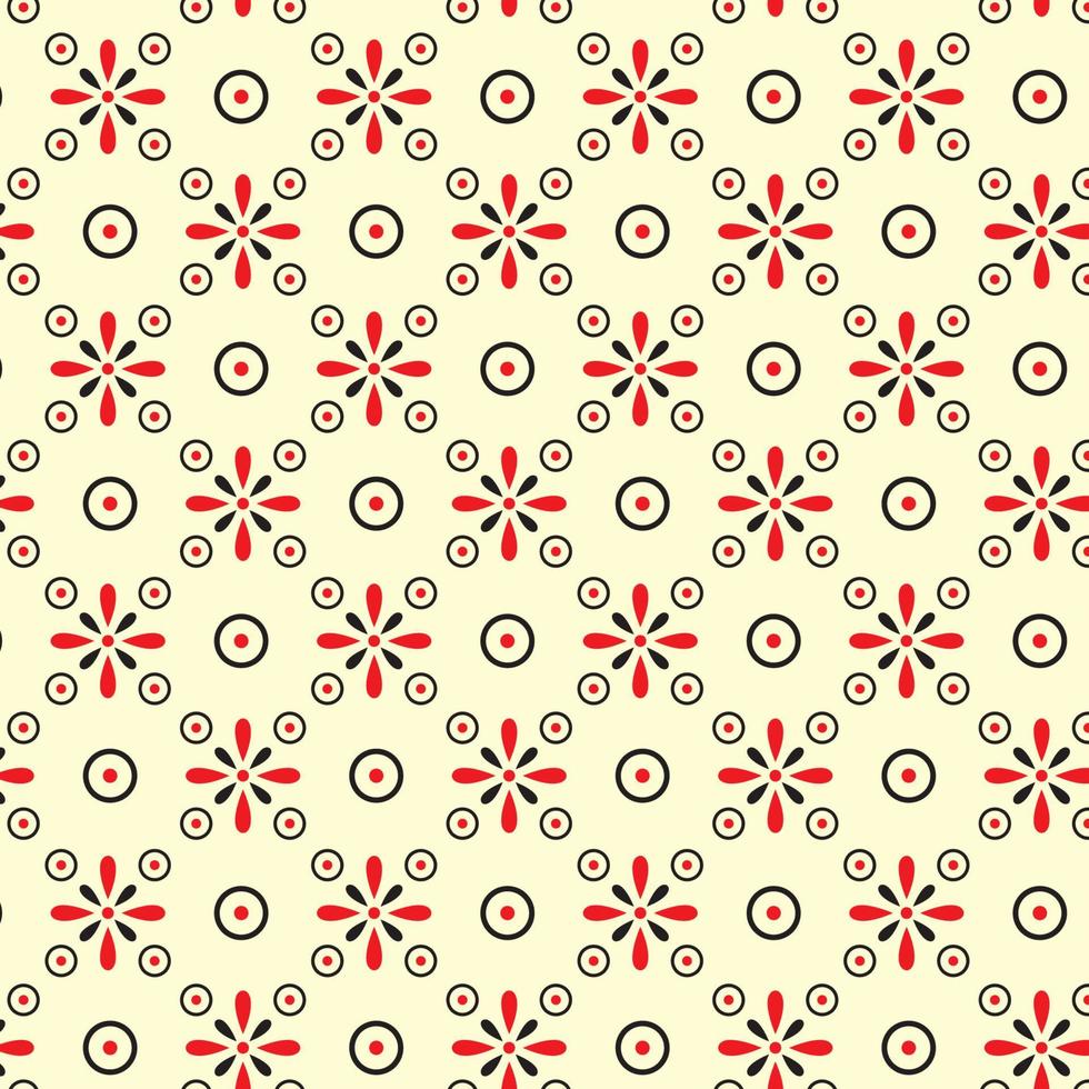 flower pattern background wallpaper vector illustration editable