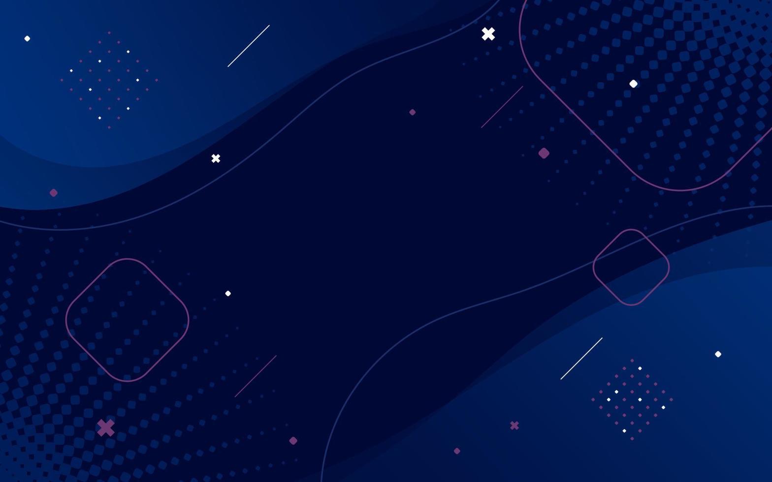 Abstract Halftone blue Background Shapes vector