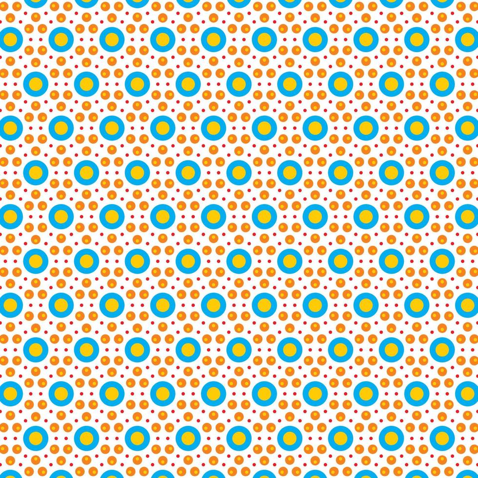 polka dot colorful pattern background vector editable