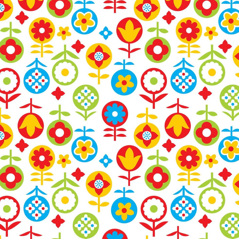 patrón de flores fondo papel tapiz ilustración vectorial editable vector