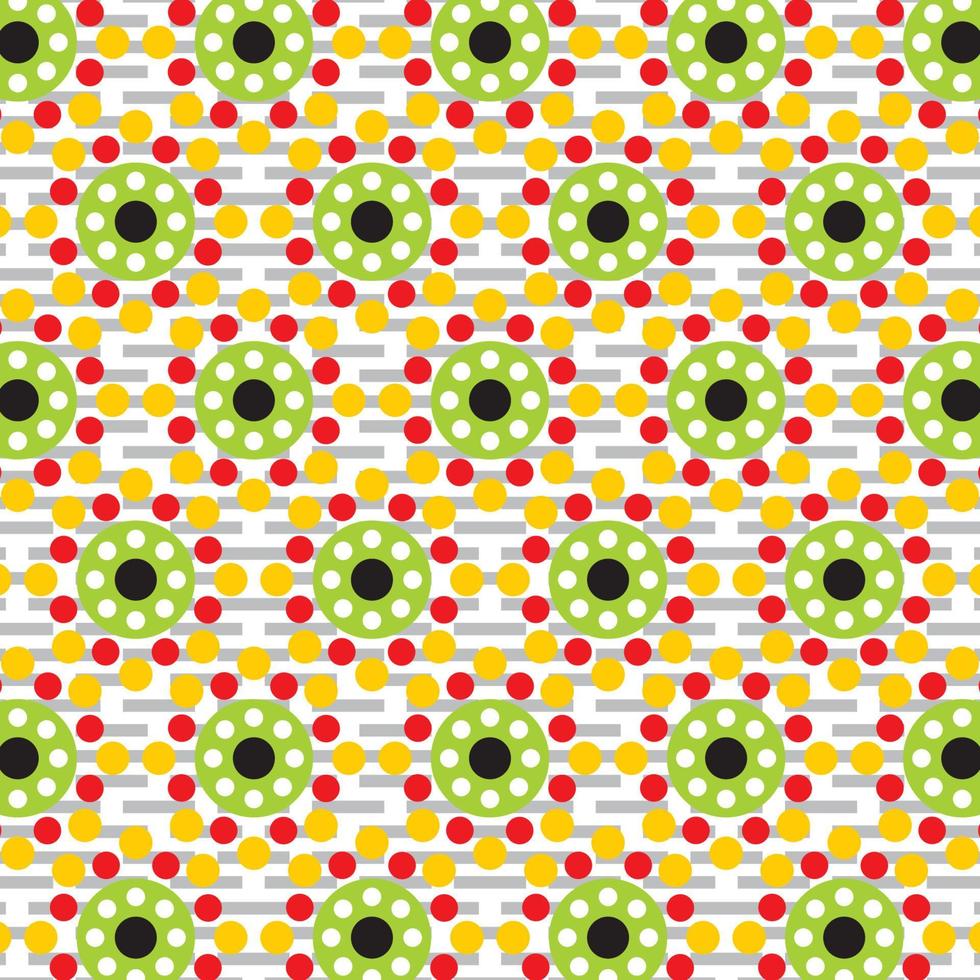 polka dot colorful pattern background vector editable