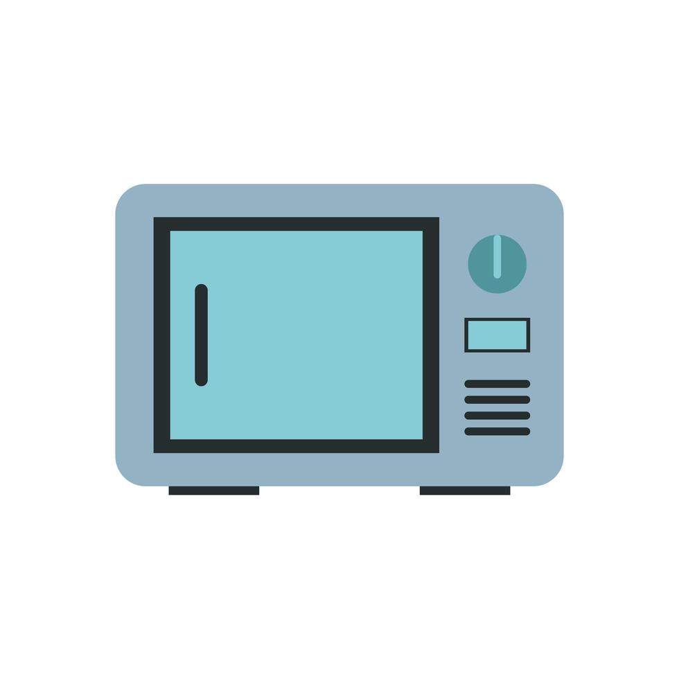 microwave home appliance isolated icon vector