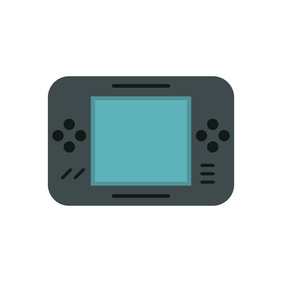 icono de dispositivo portátil de videojuego vector