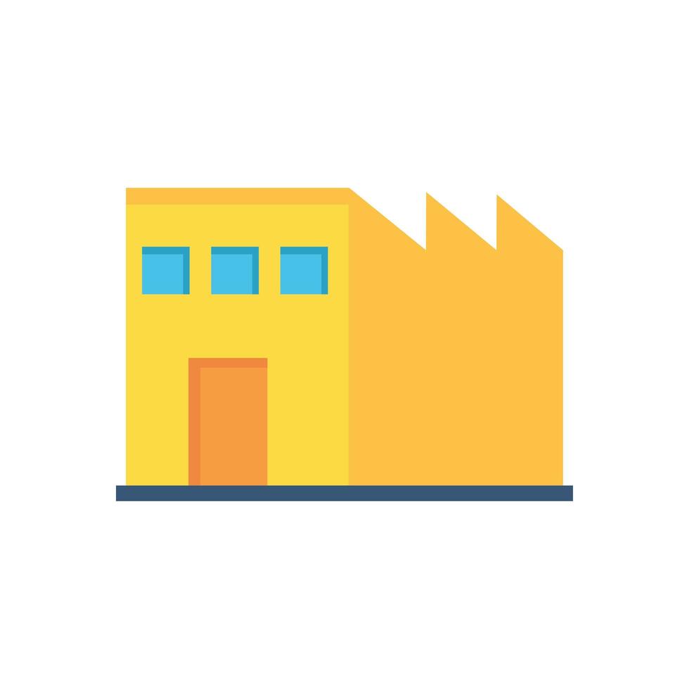 building office postal service icon vector