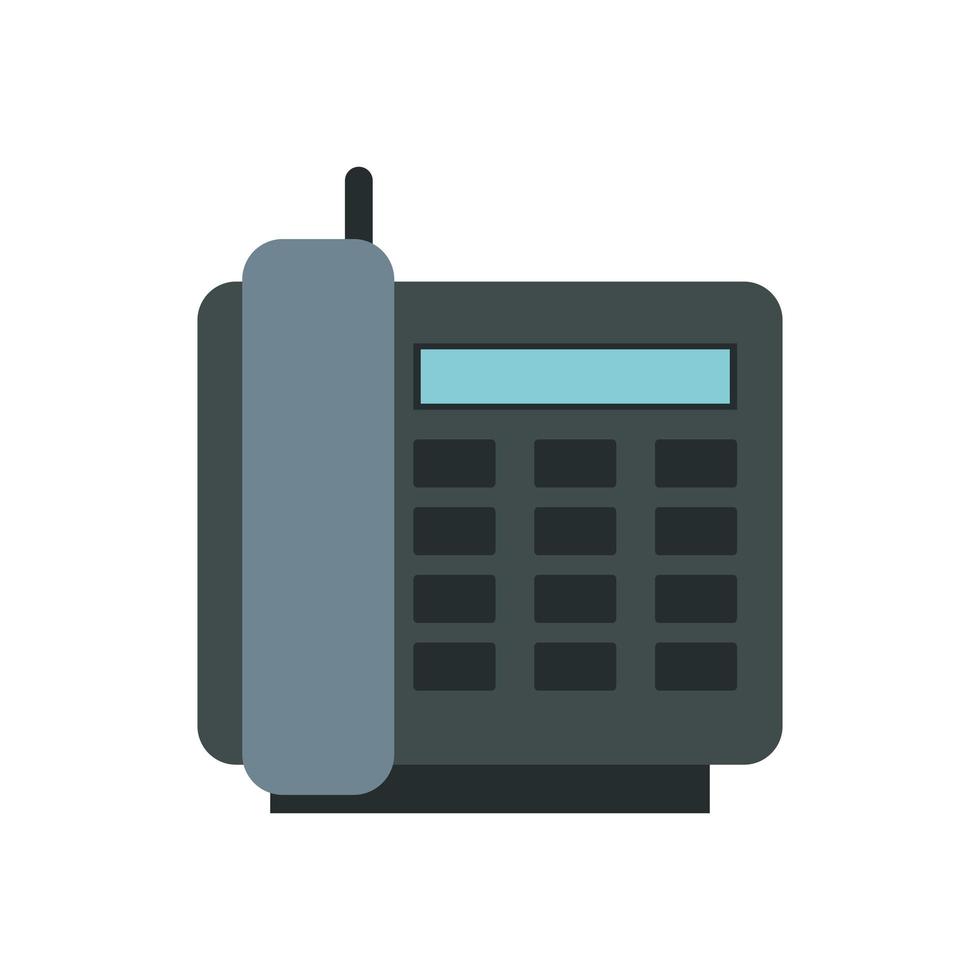 digital telephone communication device isolated icon vector