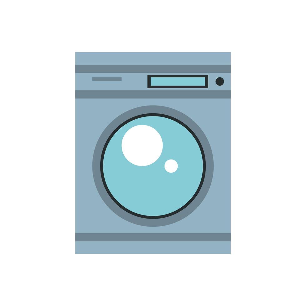 Lavadora de electrodomésticos icono aislado vector