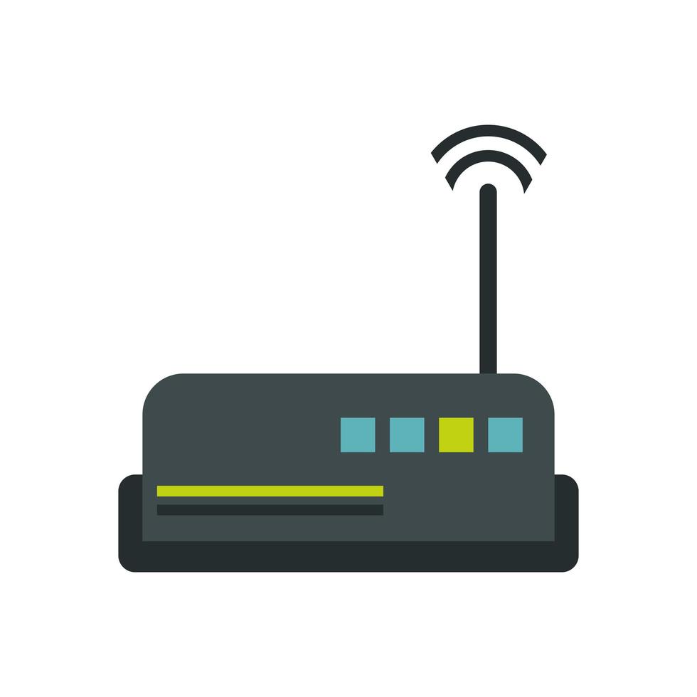 route with wifi connection signal vector