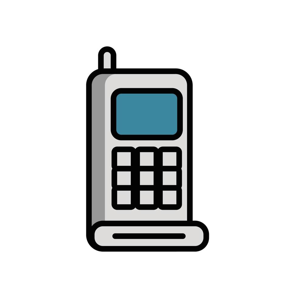 communicator radio military force isolated icon vector