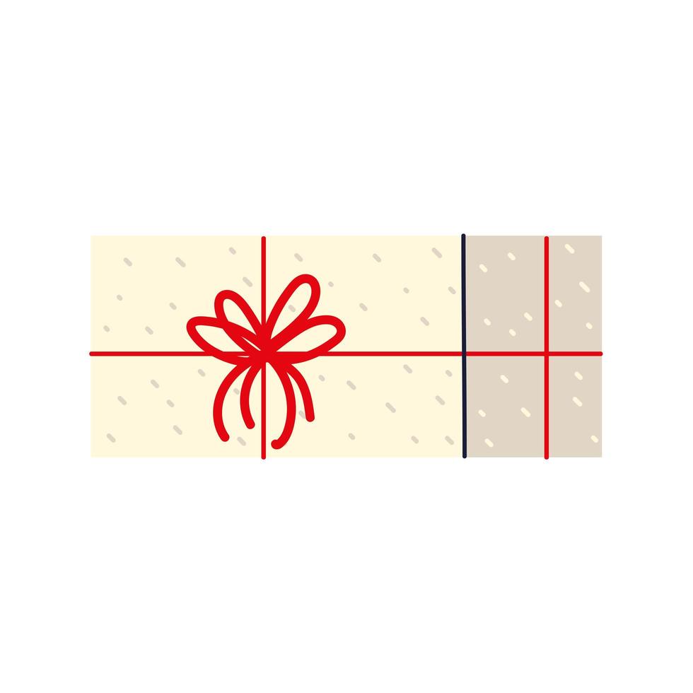 gift box with bow vector
