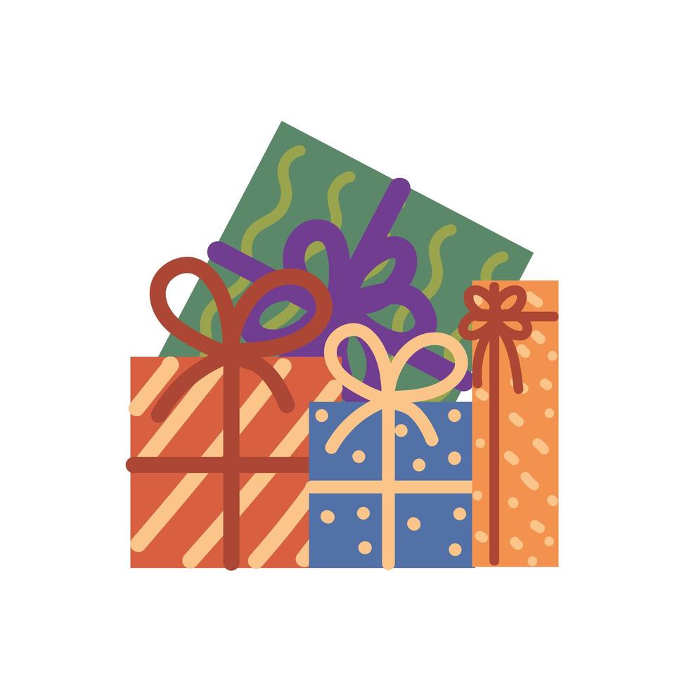 gift boxes party vector