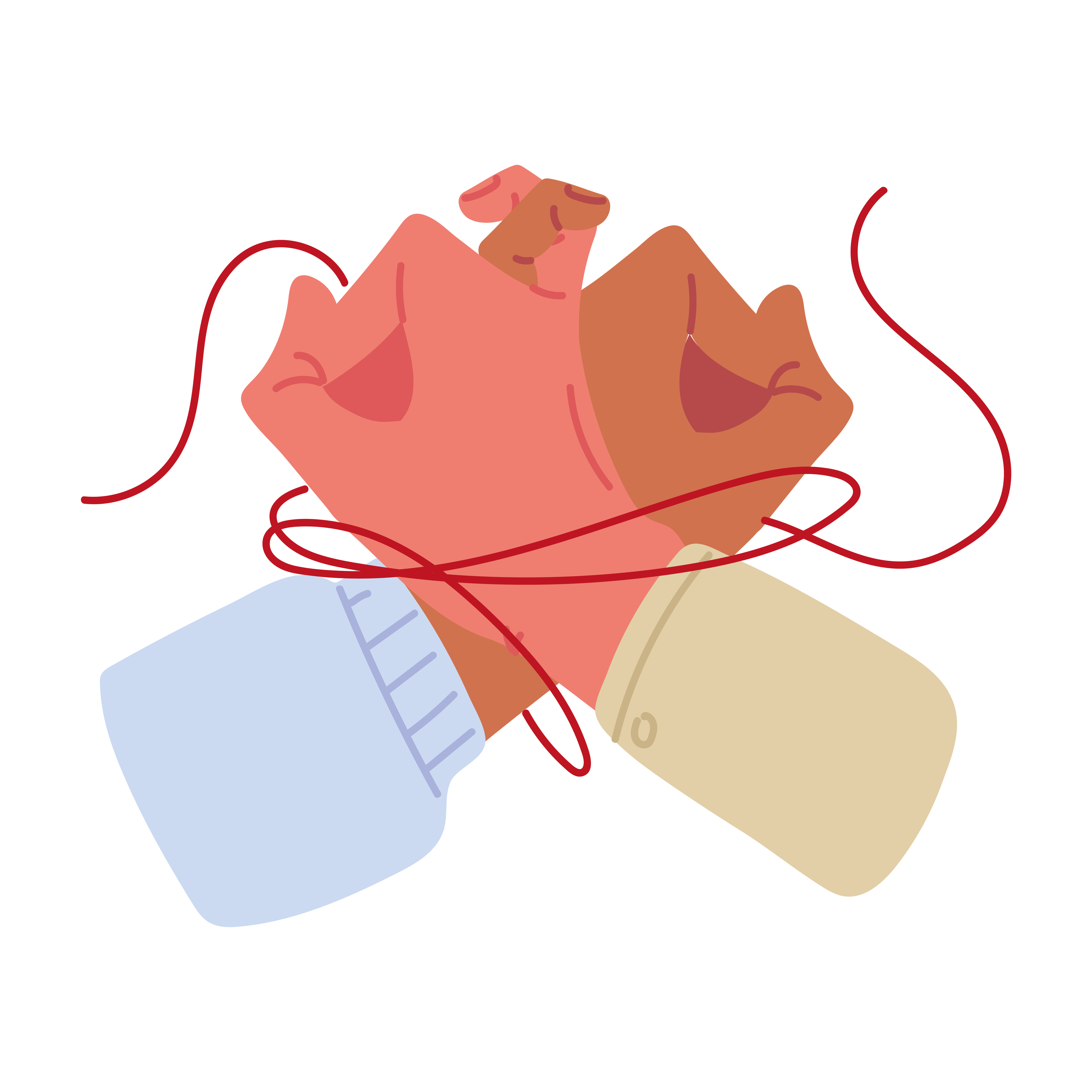 red thread of fate 4416149 Vector Art at Vecteezy