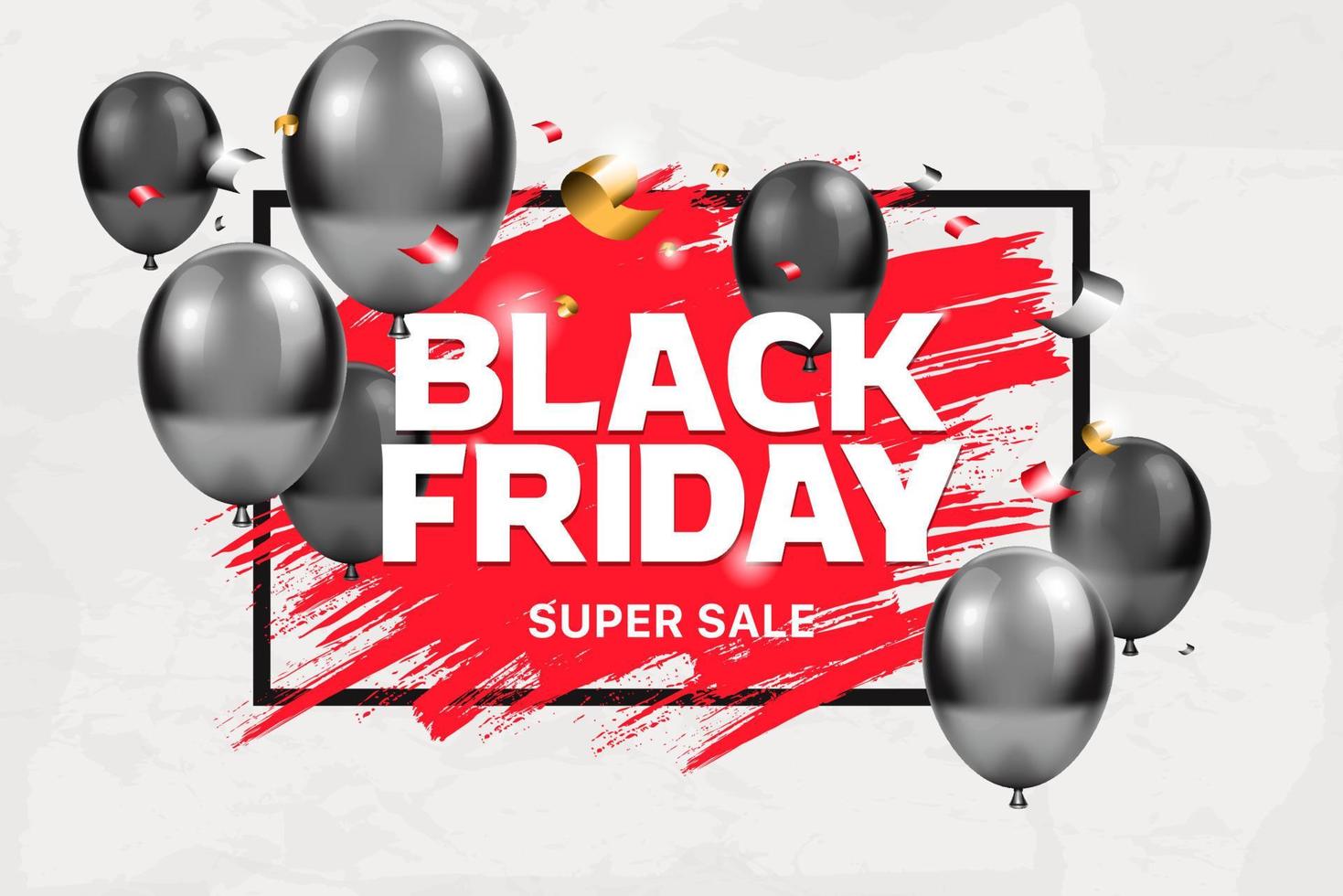 Black Friday Sale Vector Banner