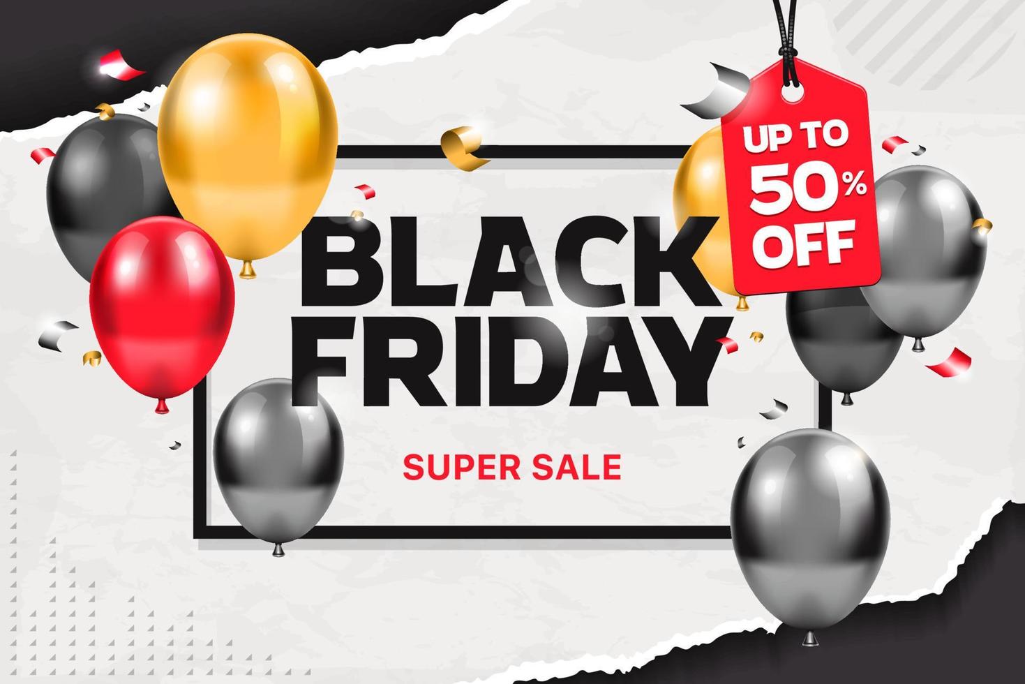 Black Friday Sale Vector Banner