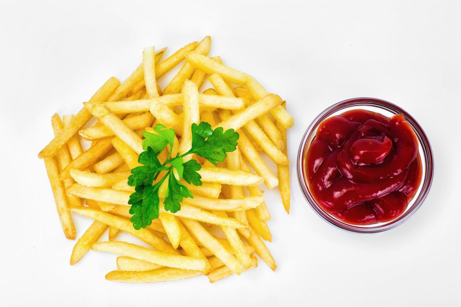 French Fries with Ketchup photo