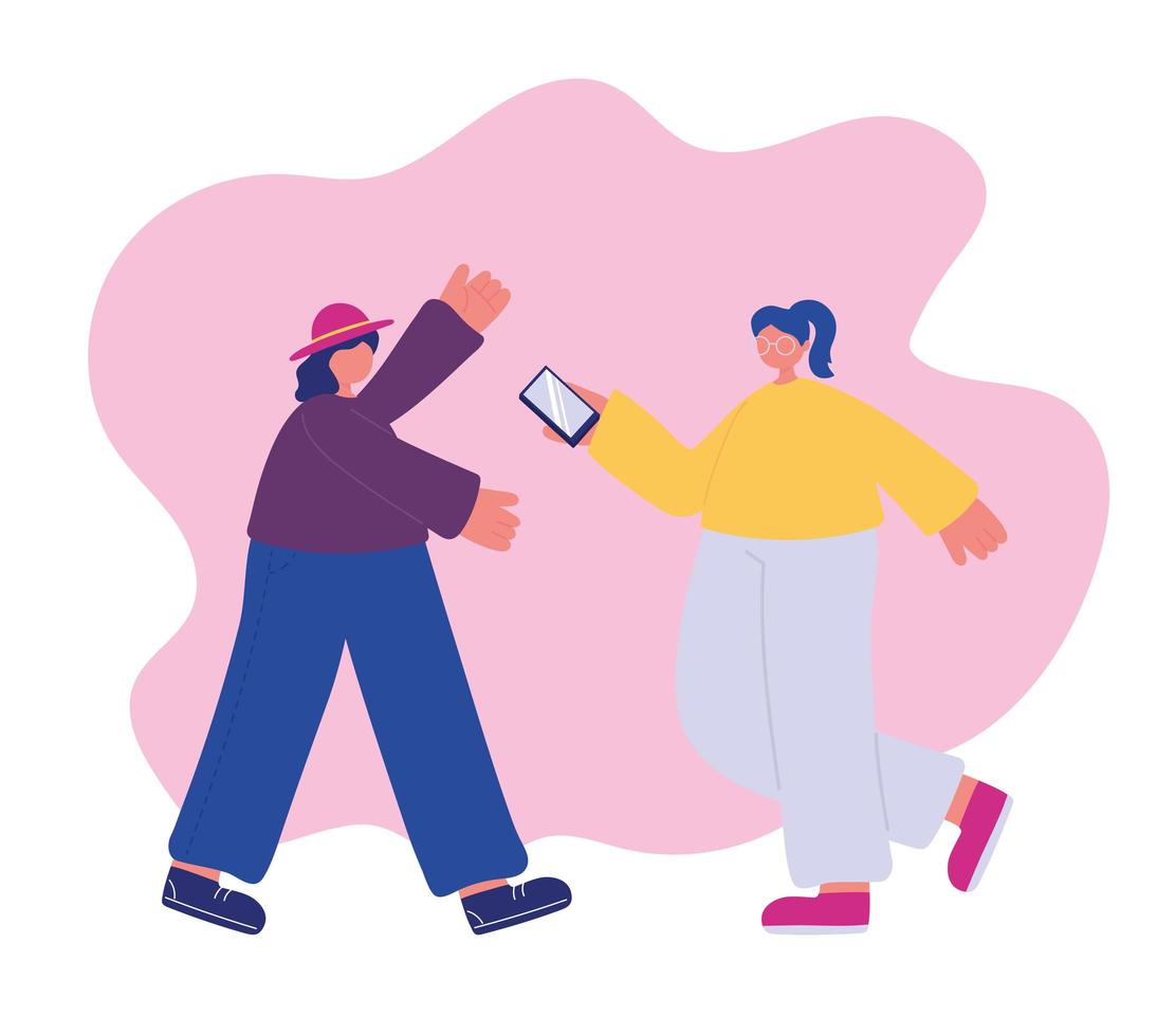 actividades de personas, mujer joven con smartphone y dibujos animados de niña caminando 4421560 Vector en Vecteezy actividades de personas, mujer joven con smartphone y dibujos animados de niña caminando 4421560 Vector en Vecteezy