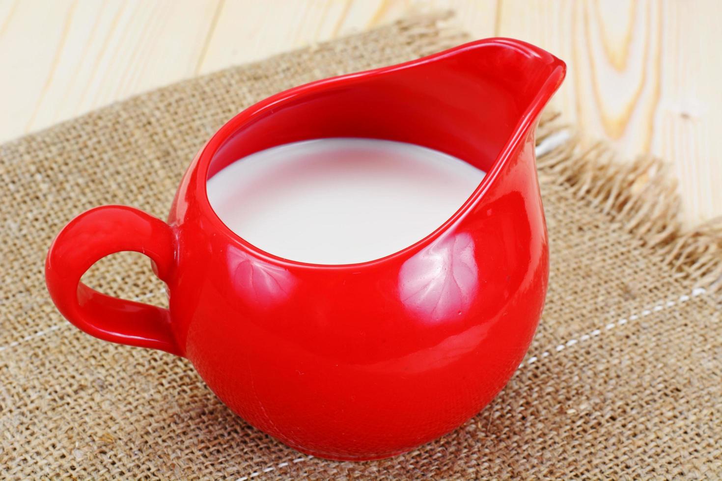 Milk in a Red Earthen Pot photo