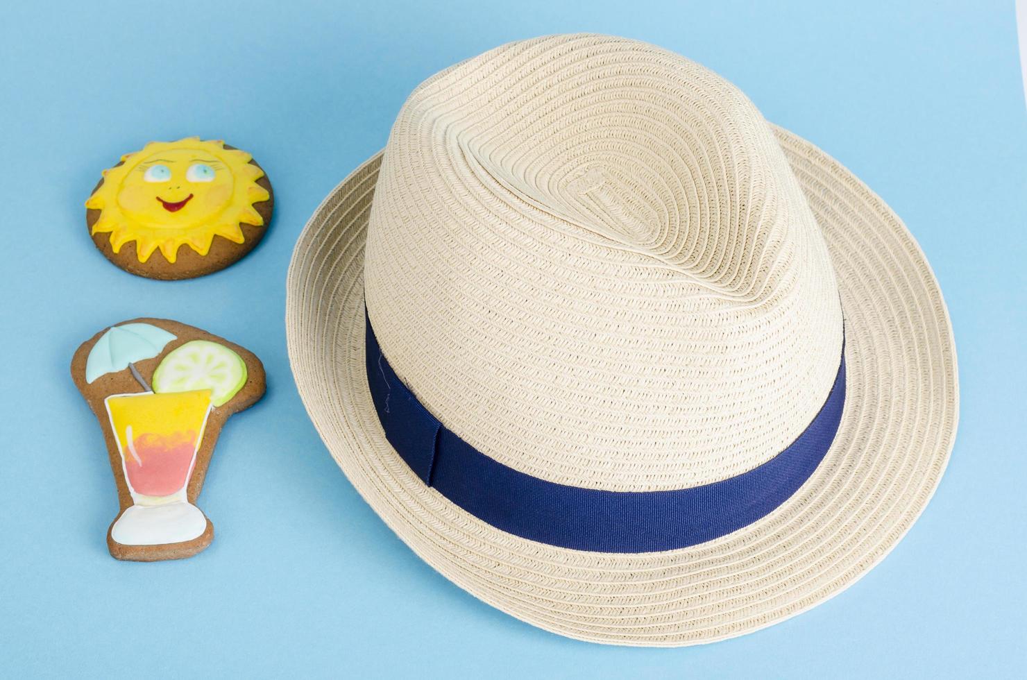 Hello summer concept. Home baking. Studio Photo. photo