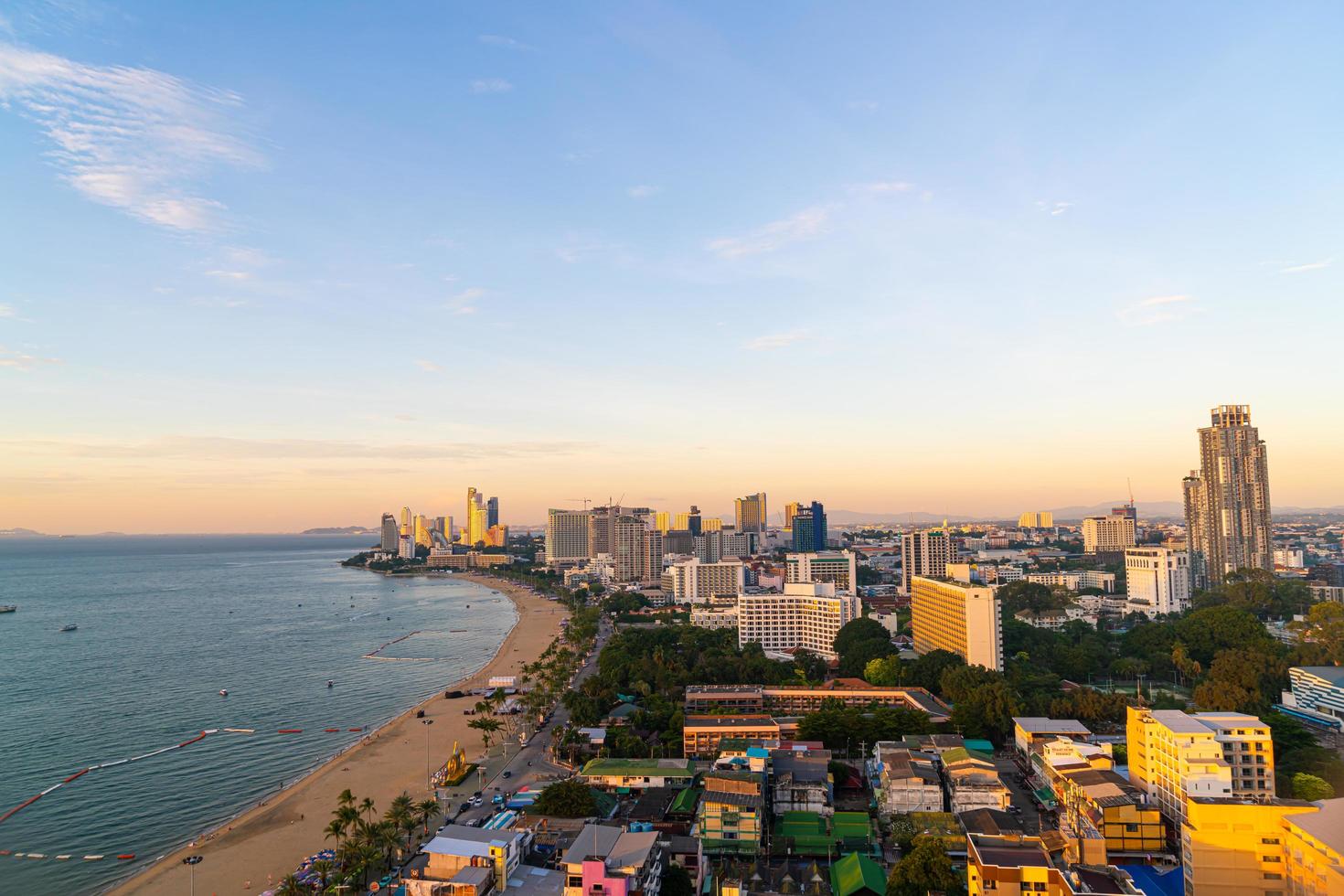 Pattaya Chonburi, Thailand - Nov 08, 2021 - Cityscape of Pattaya photo