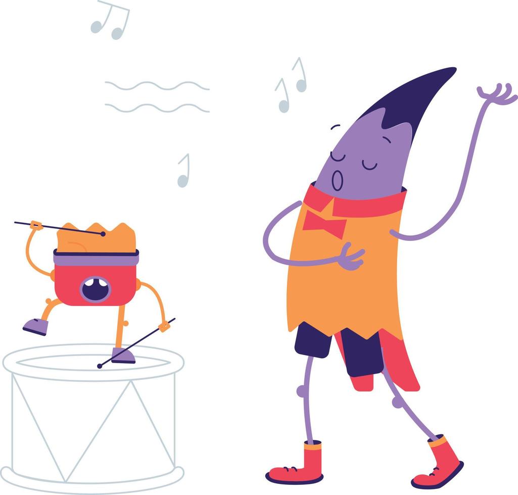 music lessons at the university vector