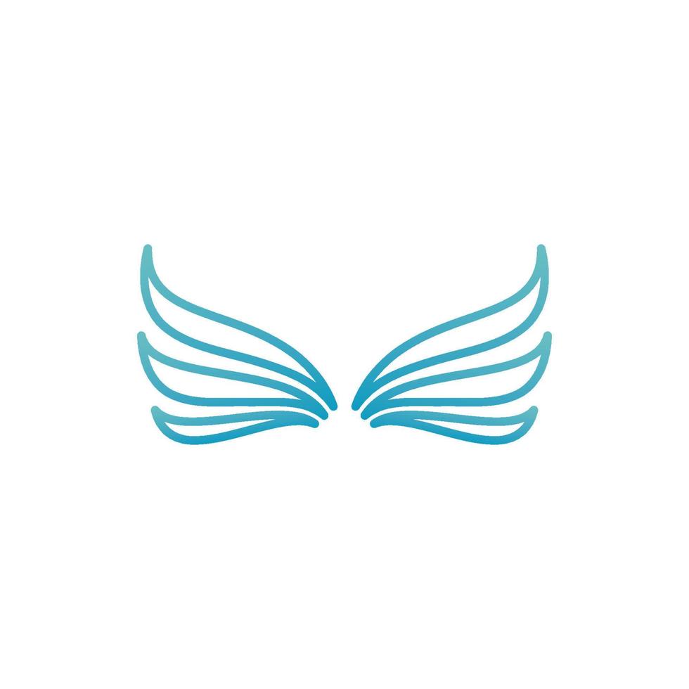 Falcon Wing  Vector Logo Icon Template
