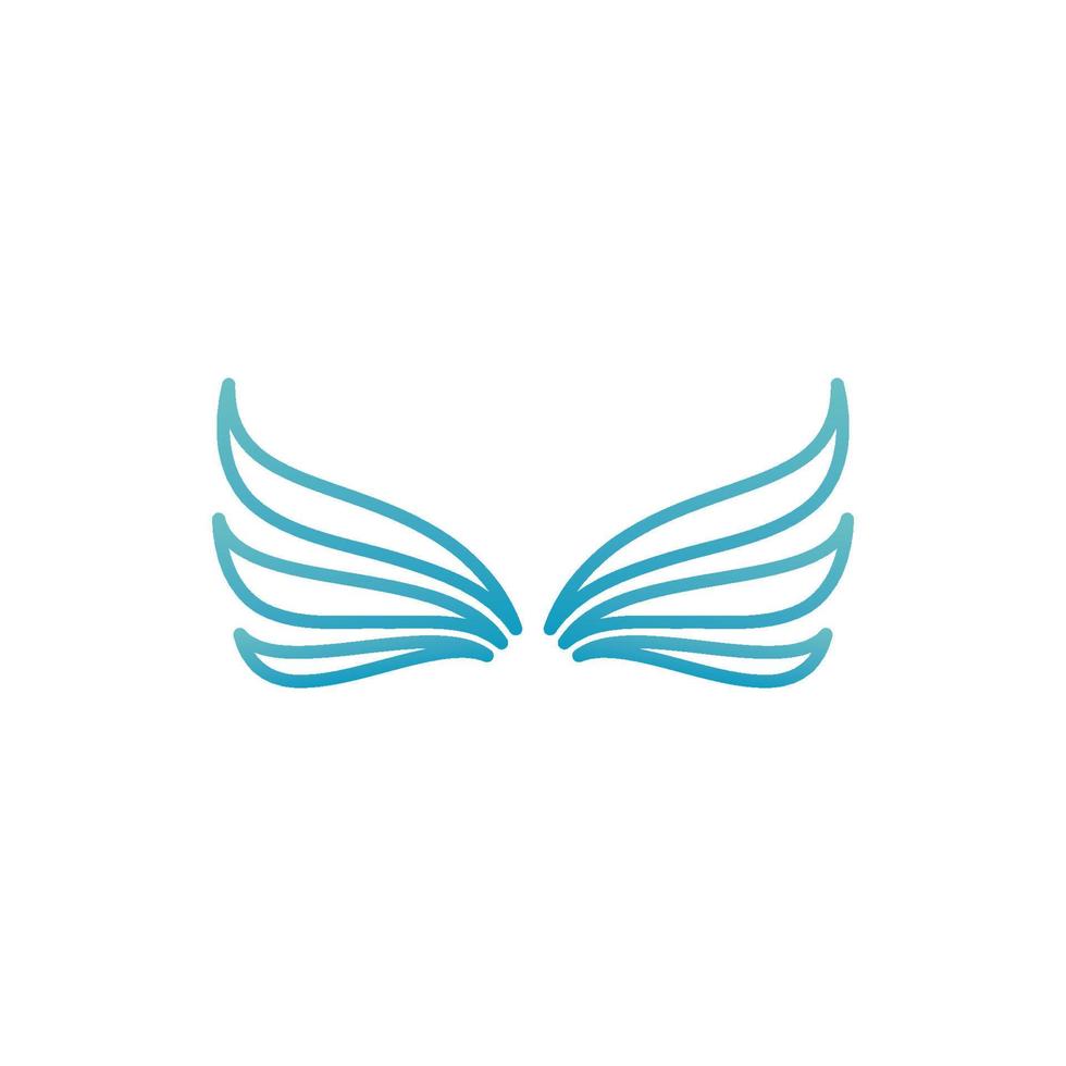 Falcon Wing  Vector Logo Icon Template