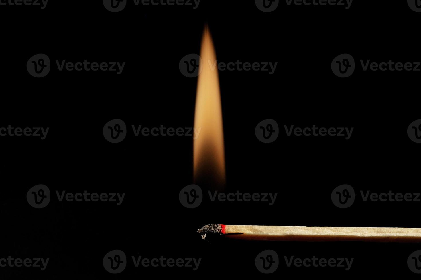 match with flame photo