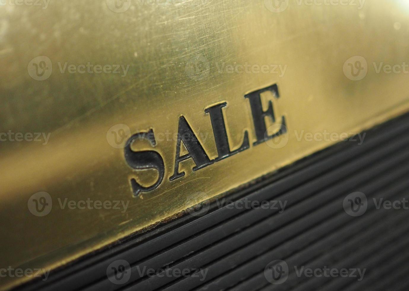 sale label text photo