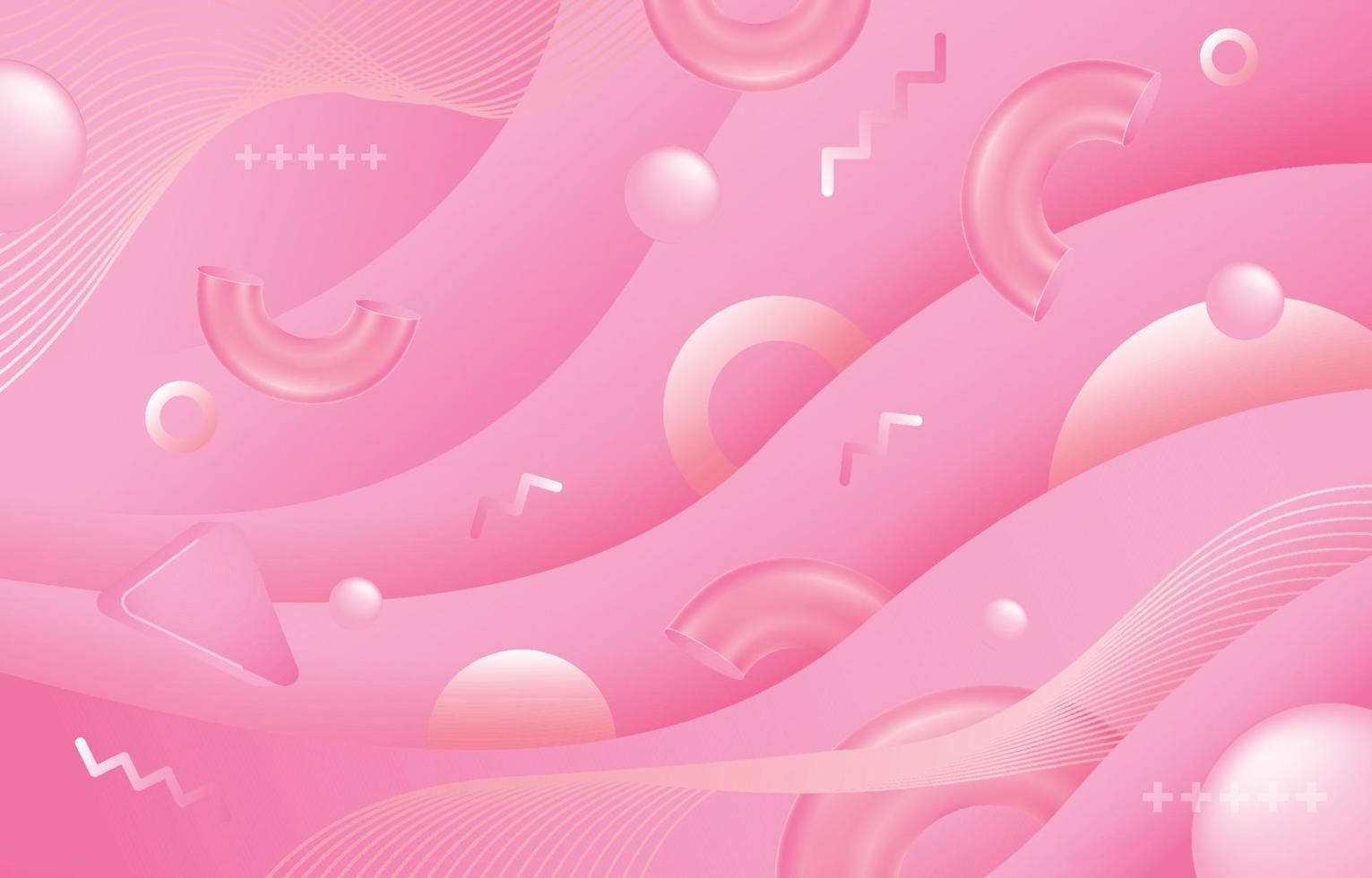Gradient Pink Abstract Background vector