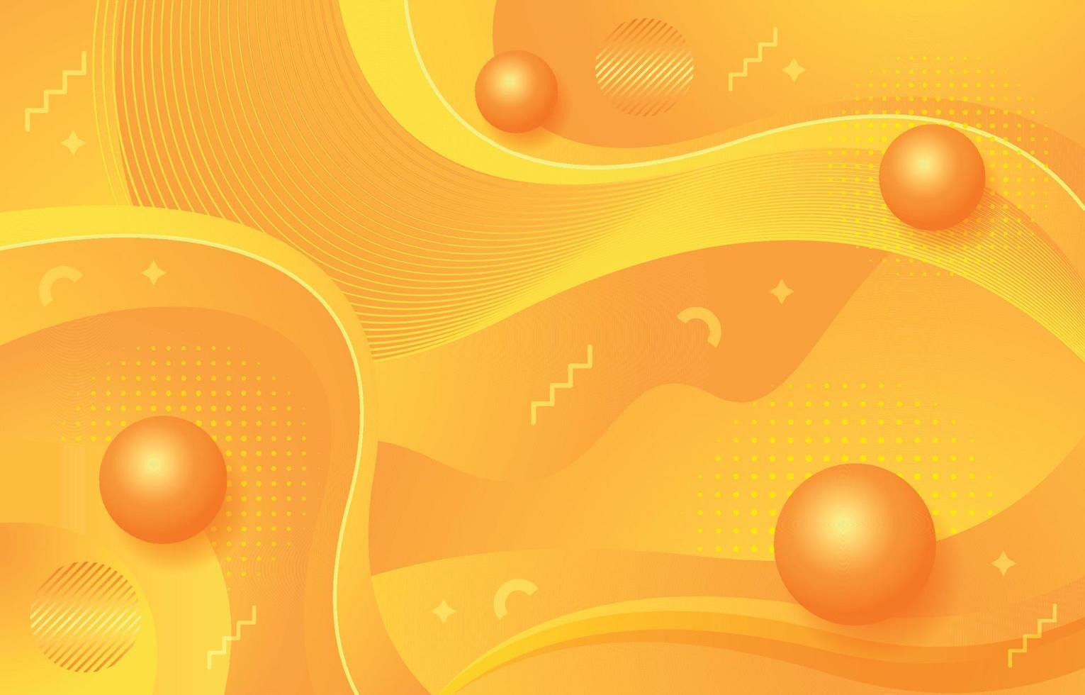 Gradient Yellow Abstract Background vector