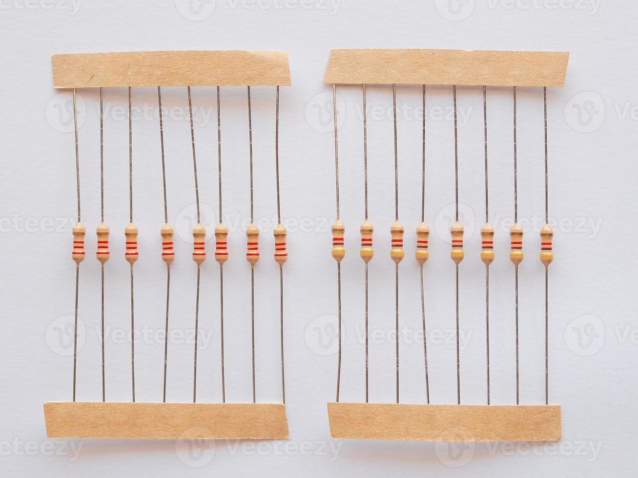 Passive electronic resistor photo