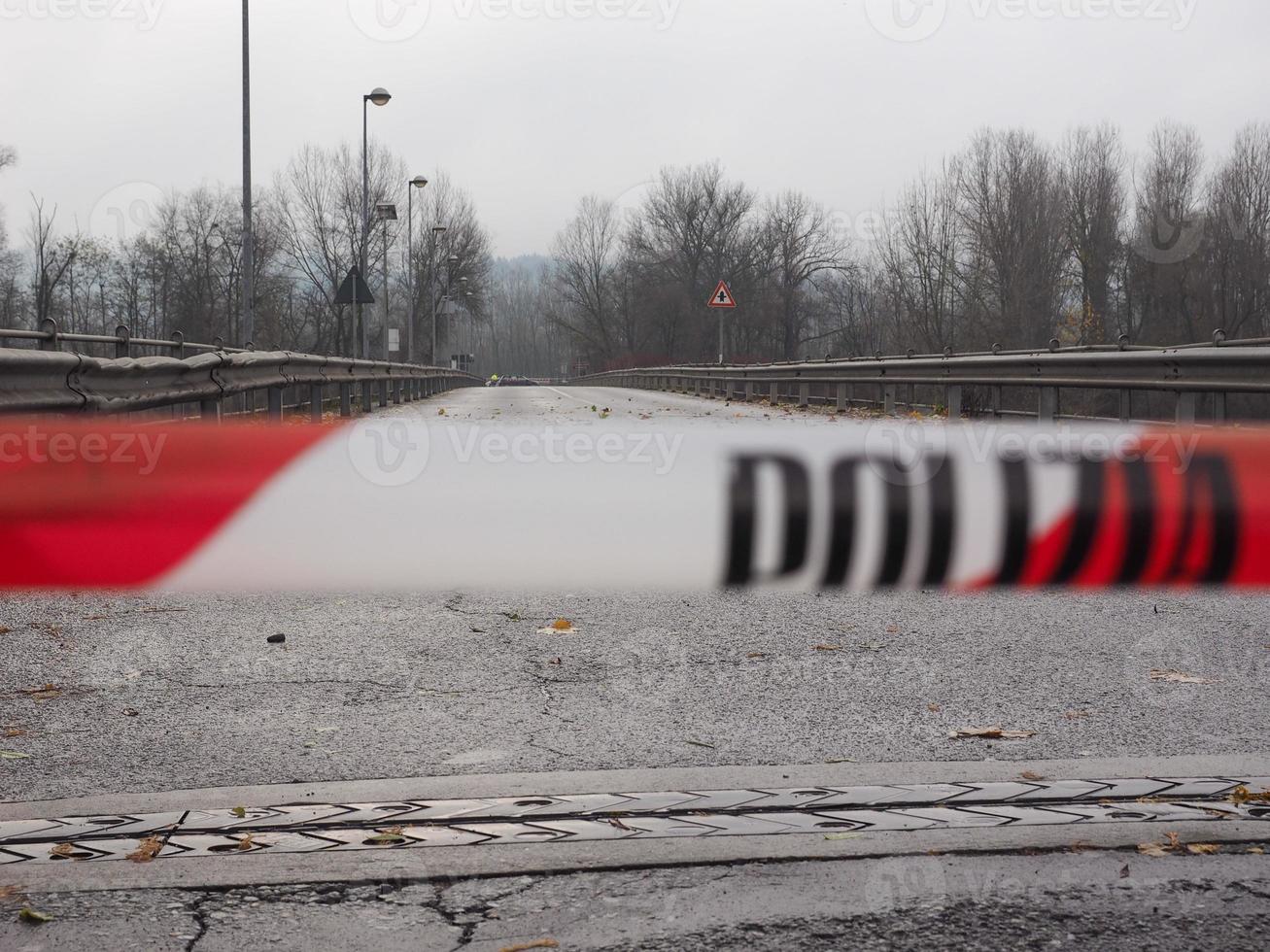 Police line, do not cross photo