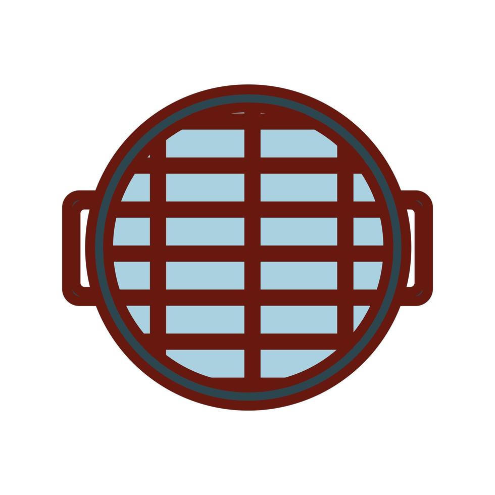 grill with gray color in a white background vector